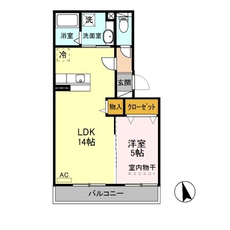 エスタシオン 302 間取り図