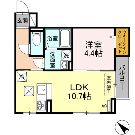 ストラスブール 102 間取り図