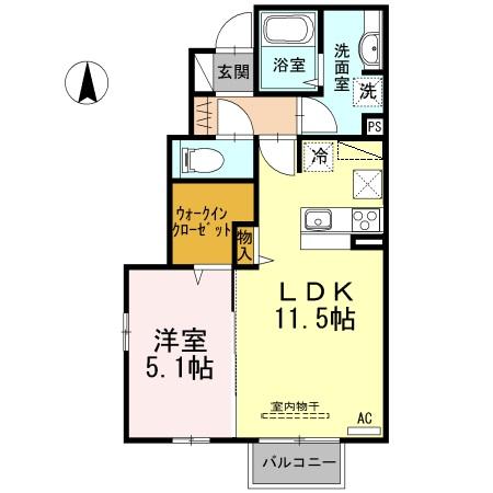 コンフォルト ドゥ 106 間取り図