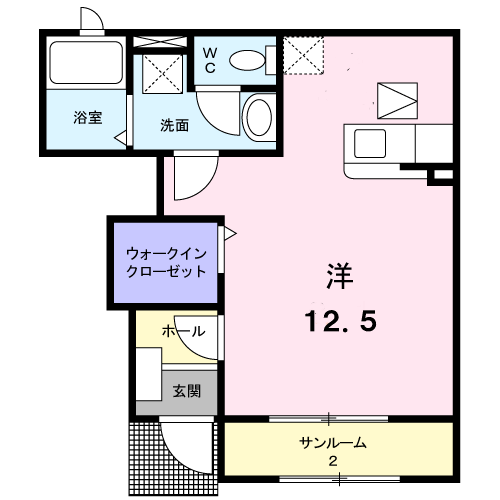ルナ 102 間取り図