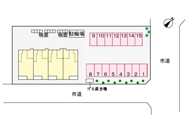 アドリアーノⅢ 303 駐車場