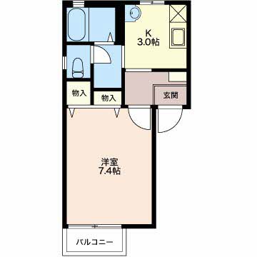 ディアス関分 0201 間取り図