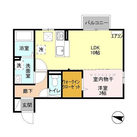 アルカディア 106 間取り図