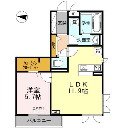グランコンフォート　Ｃ 301 間取り図