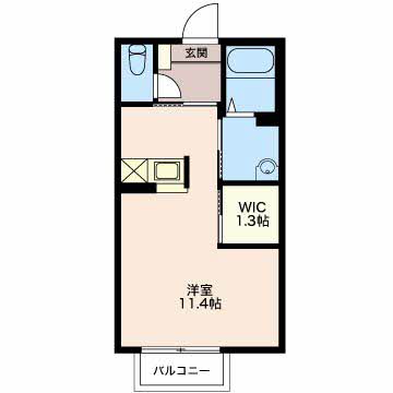 シャーメゾン高田　C 203 間取り図