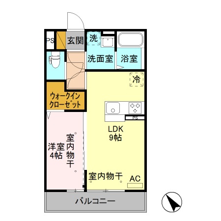パン　アンテリュール 203 間取り図