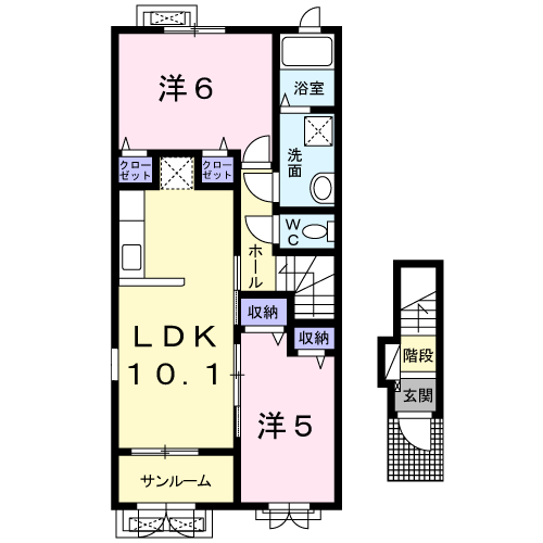 エターナル・シャイン 201 間取り図