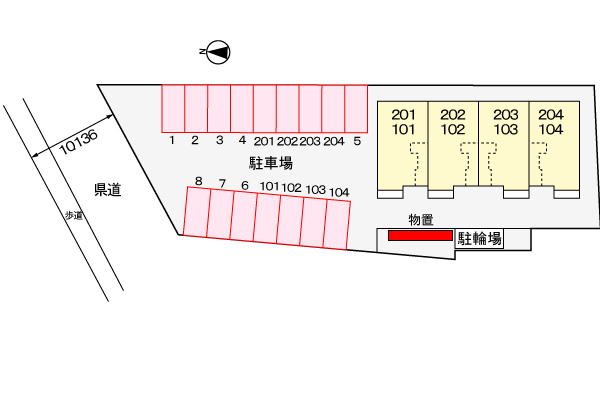 プレシャス 201 駐車場