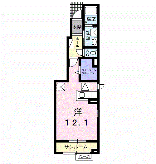 レーガ 101 間取り図