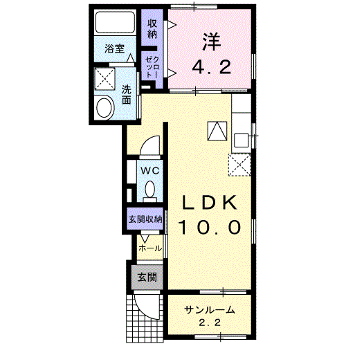 シリエージョ 104 間取り図