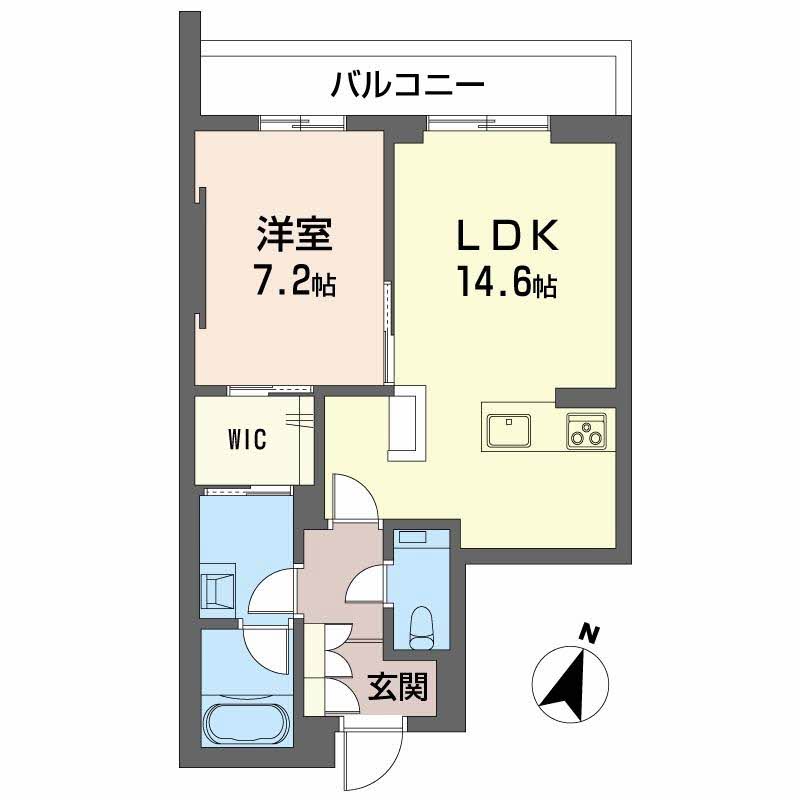 ＡＺＵＲ米山 312 間取り図