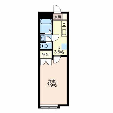 シェロファームＡ 206 間取り図