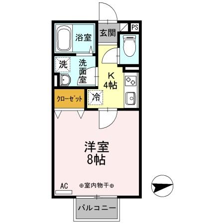 エルドラード Ｂ 203 間取り図