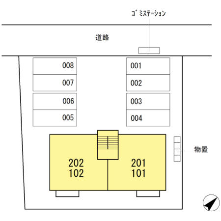 セピアコート 102 駐車場