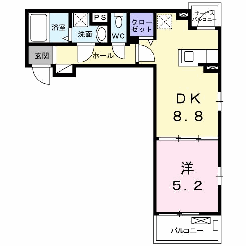 グリーン ピア 303 間取り図