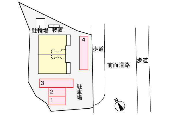 シフォン 101 駐車場