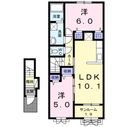 アクロポリス 204 間取り図