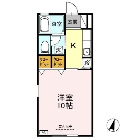 ロイヤルガーデン子安　F 207 間取り図