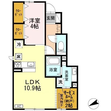 アヴェニール 106 間取り図