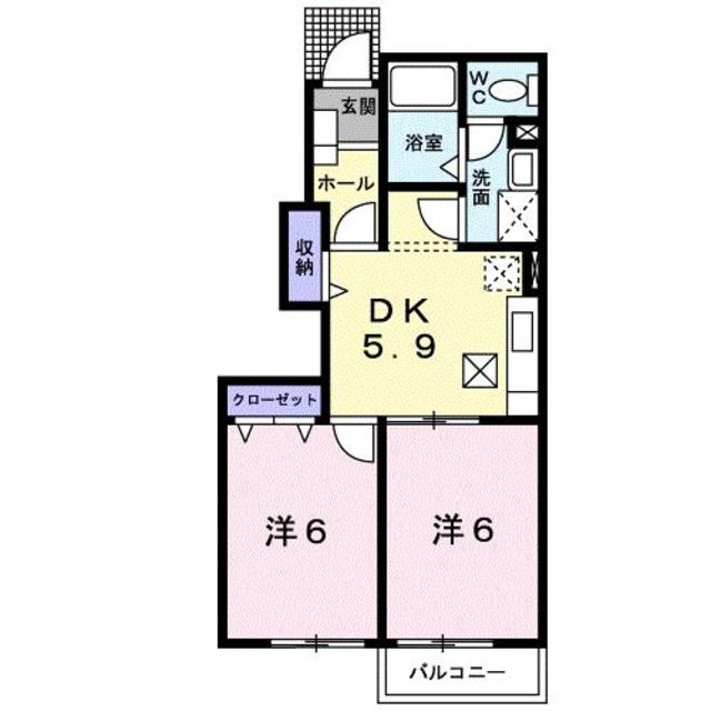 セレノピアッツァ　Ｂ 102 間取り図