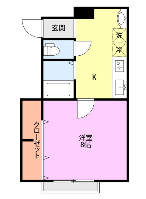 マリンガイア 201 間取り図