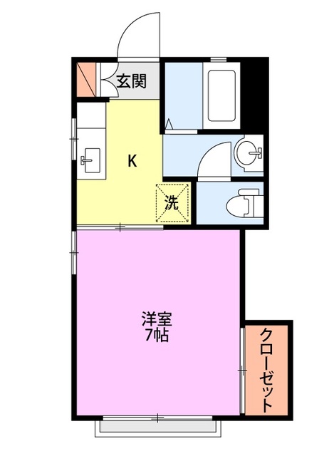 グランメール寺尾台 203 間取り図
