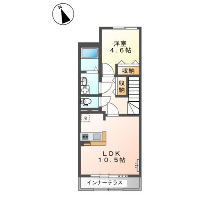 アーク・ヴィラ 203 間取り図