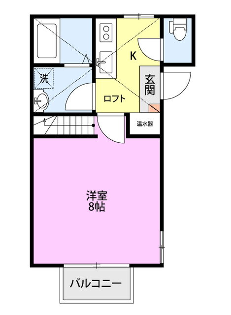 グランディー 203 間取り図