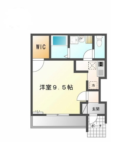 パームヒルズ 101 間取り図