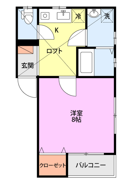 ラフレシア 202 間取り図