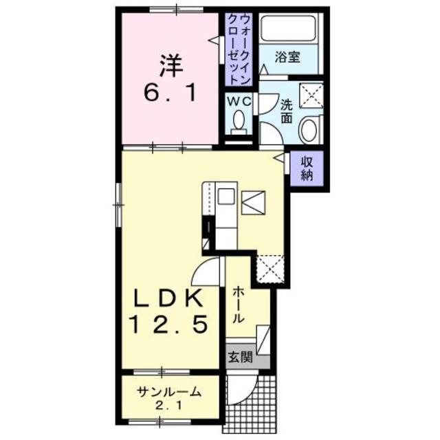 パインエコー 101 間取り図