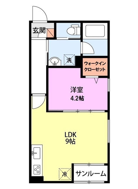 アルチェ吉田 201 間取り図