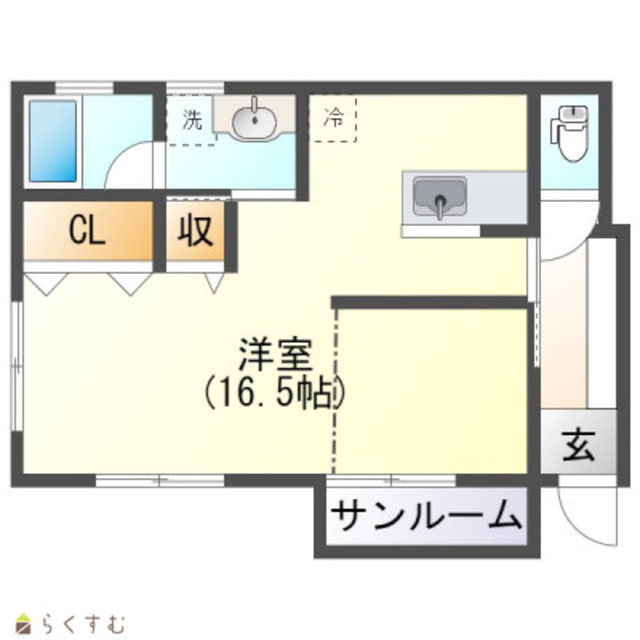 ラ・タミデンス 101 間取り図