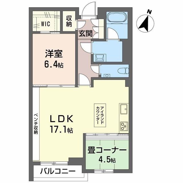 ＡＺＵＲ米山 107 間取り図