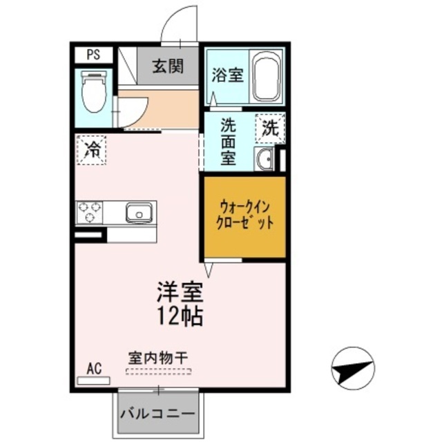 セゾン　Ｂ 203 間取り図