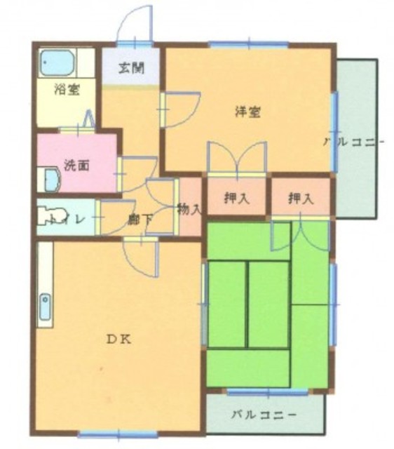リビエ川崎 4-C 間取り図