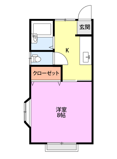 エスティー長峰 203 間取り図