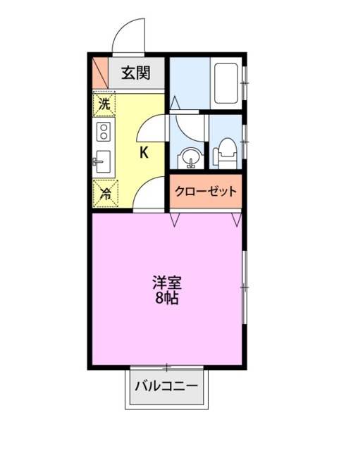 グレイスガーデン 102 間取り図