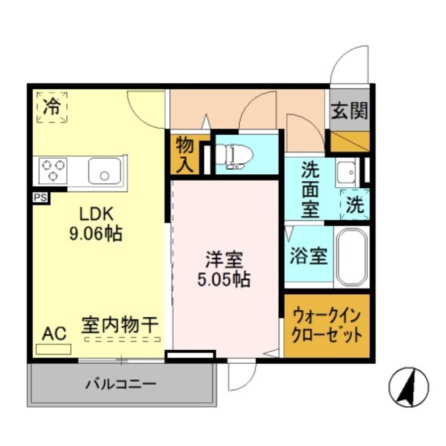 ルミナーレ 303 間取り図