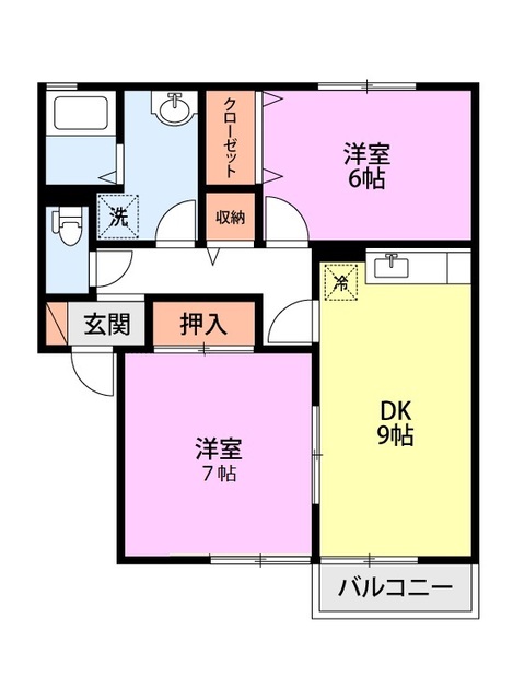ピア・ソピアＡ 202 間取り図