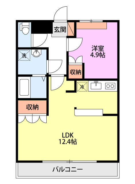 グラン・ソレイユ 102 間取り図