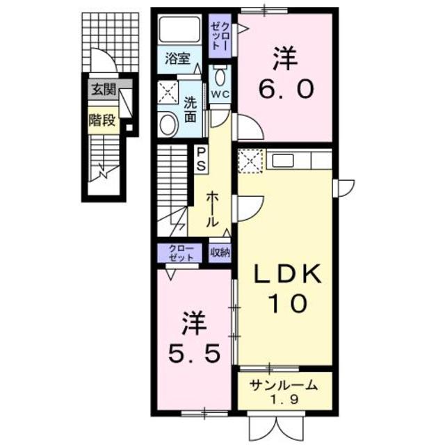 センチュリーⅡ 201 間取り図