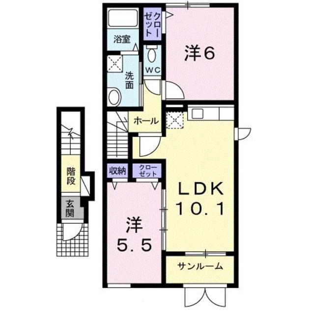スターウイング 203 間取り図