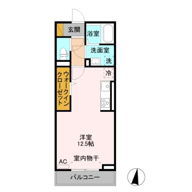 レフィナード　C 308 間取り図