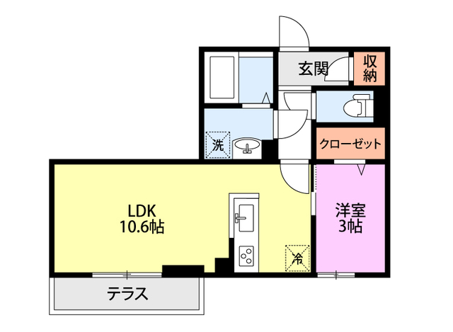Ｆｏｒｔｕｎａｔｏ 106 間取り図