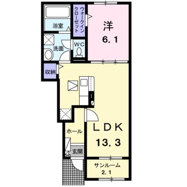 ヒカルサ新潟姥ケ山 103 間取り図