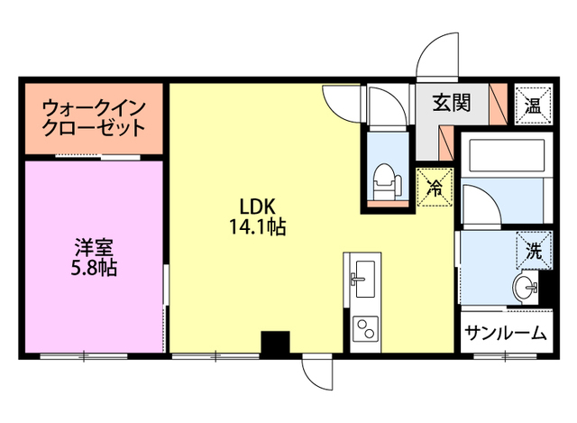 La Bella VitaⅡ 306 間取り図