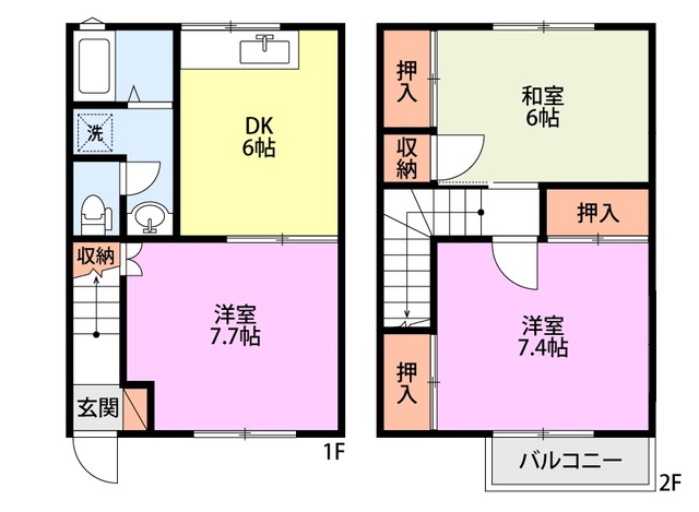 ミルトニア D-2 間取り図