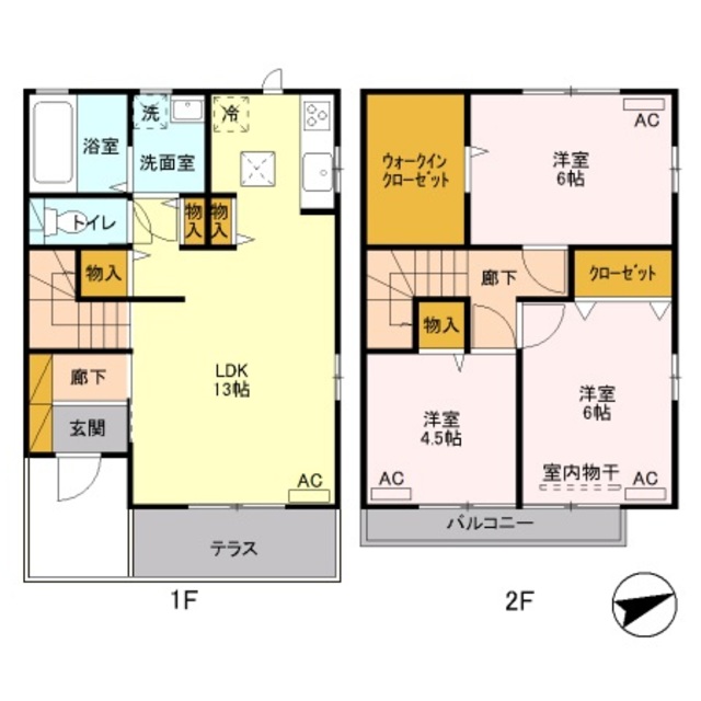 サザンコート寿樹 103 間取り図