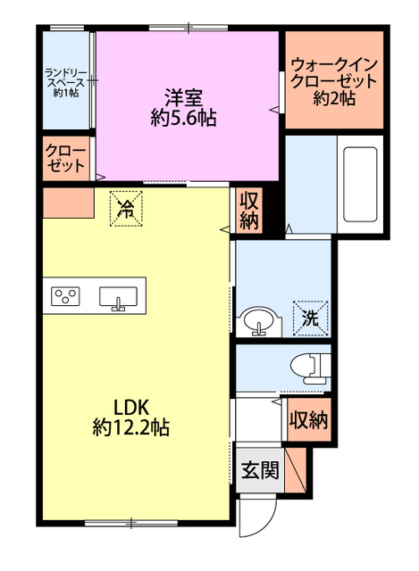 ロイヤルパレス燕　Ⅱ 105 間取り図